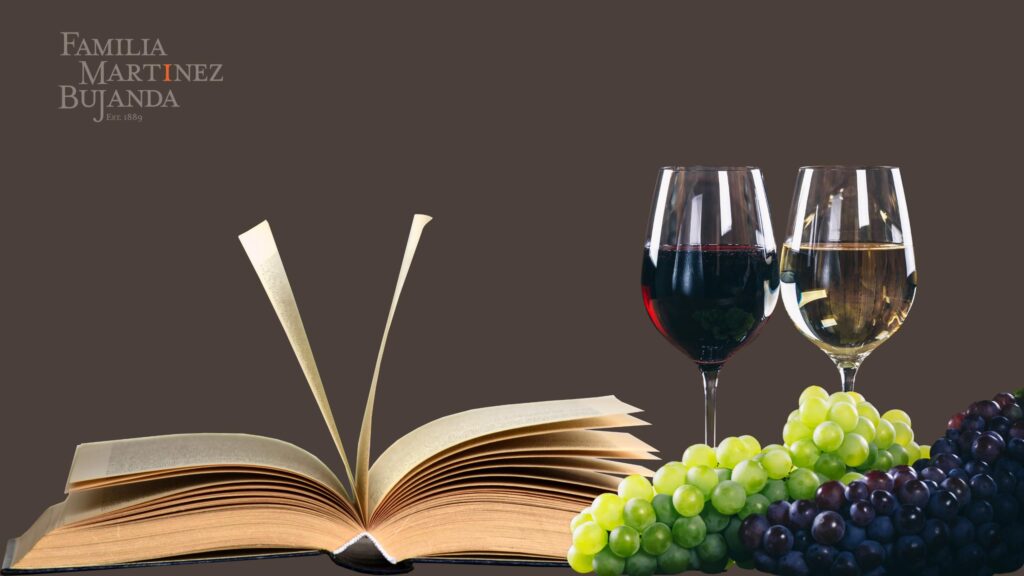 Lecturas de vino, copas de vino tino