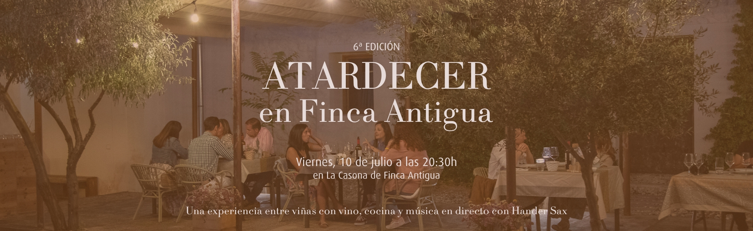 ATARDECER EN FINCA ANTIGUA